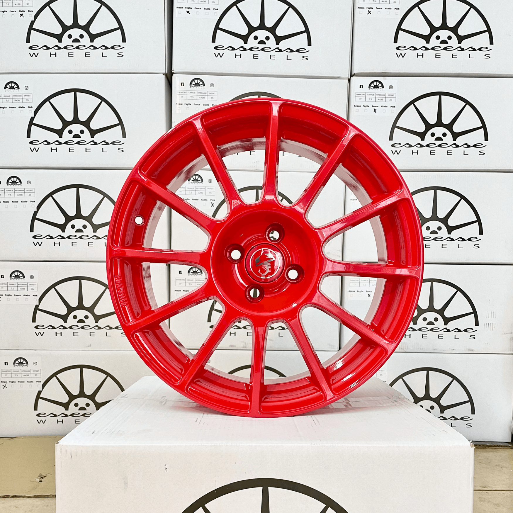 Abarth SS Limited Fuoco wheels