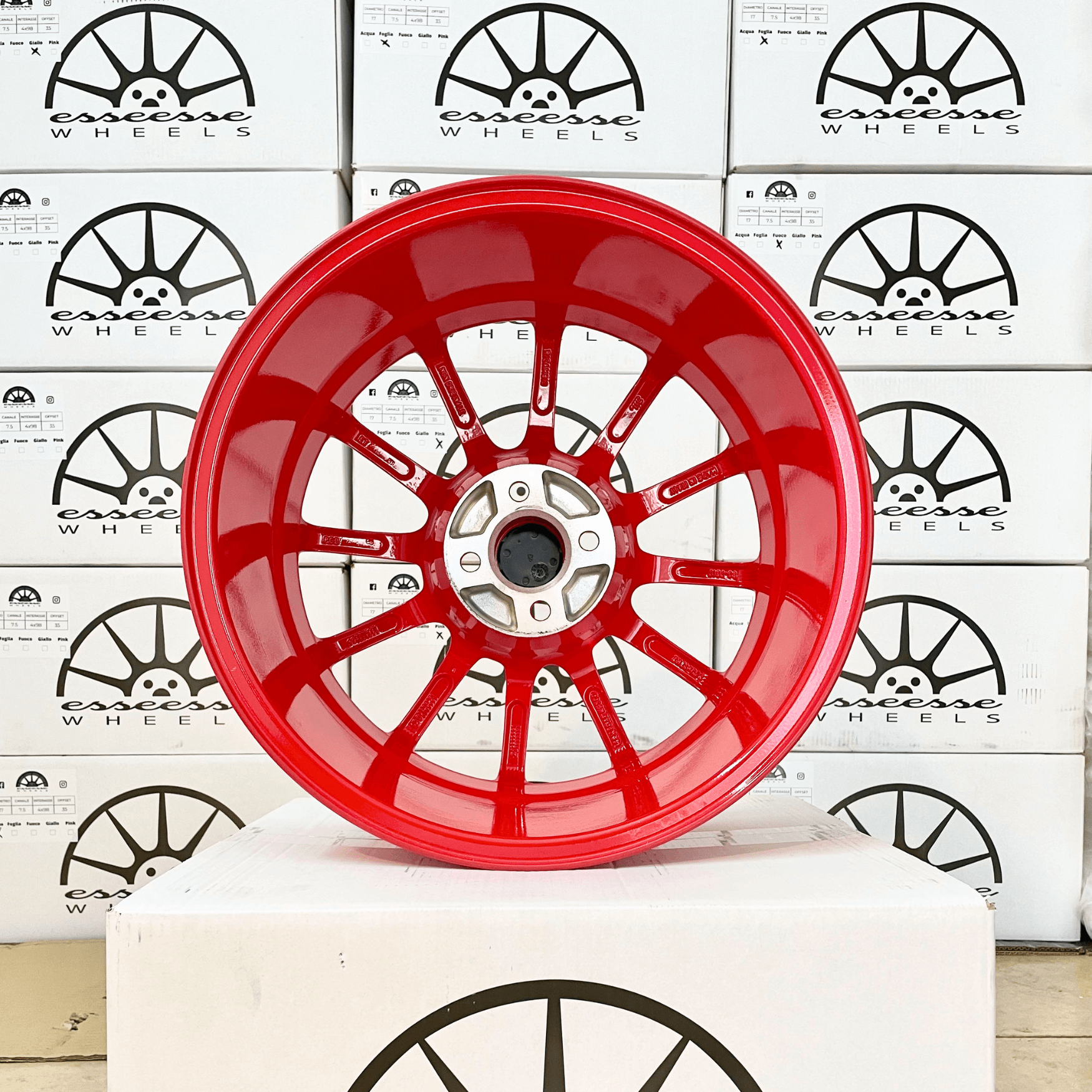 Abarth SS Limited Fuoco wheels