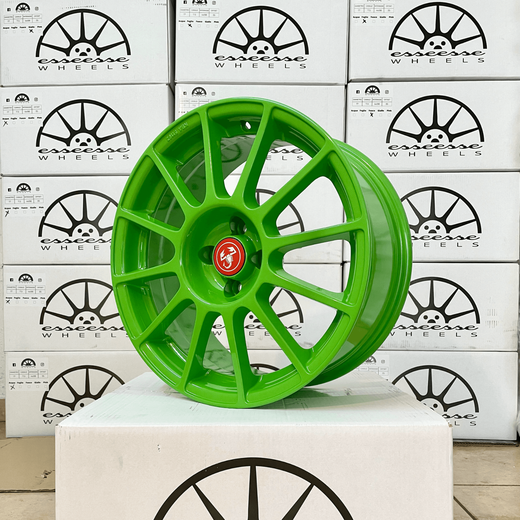 Abarth SS Limited Foglia wheels